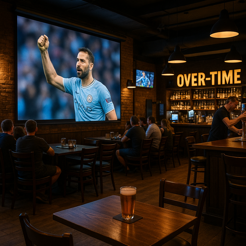 Wnętrze baru sportowego w Łódź